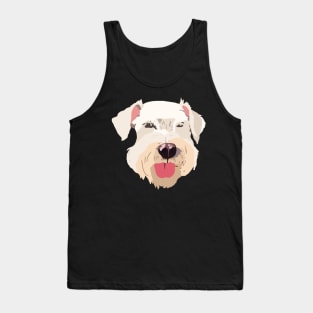 White Shnauzer Tank Top